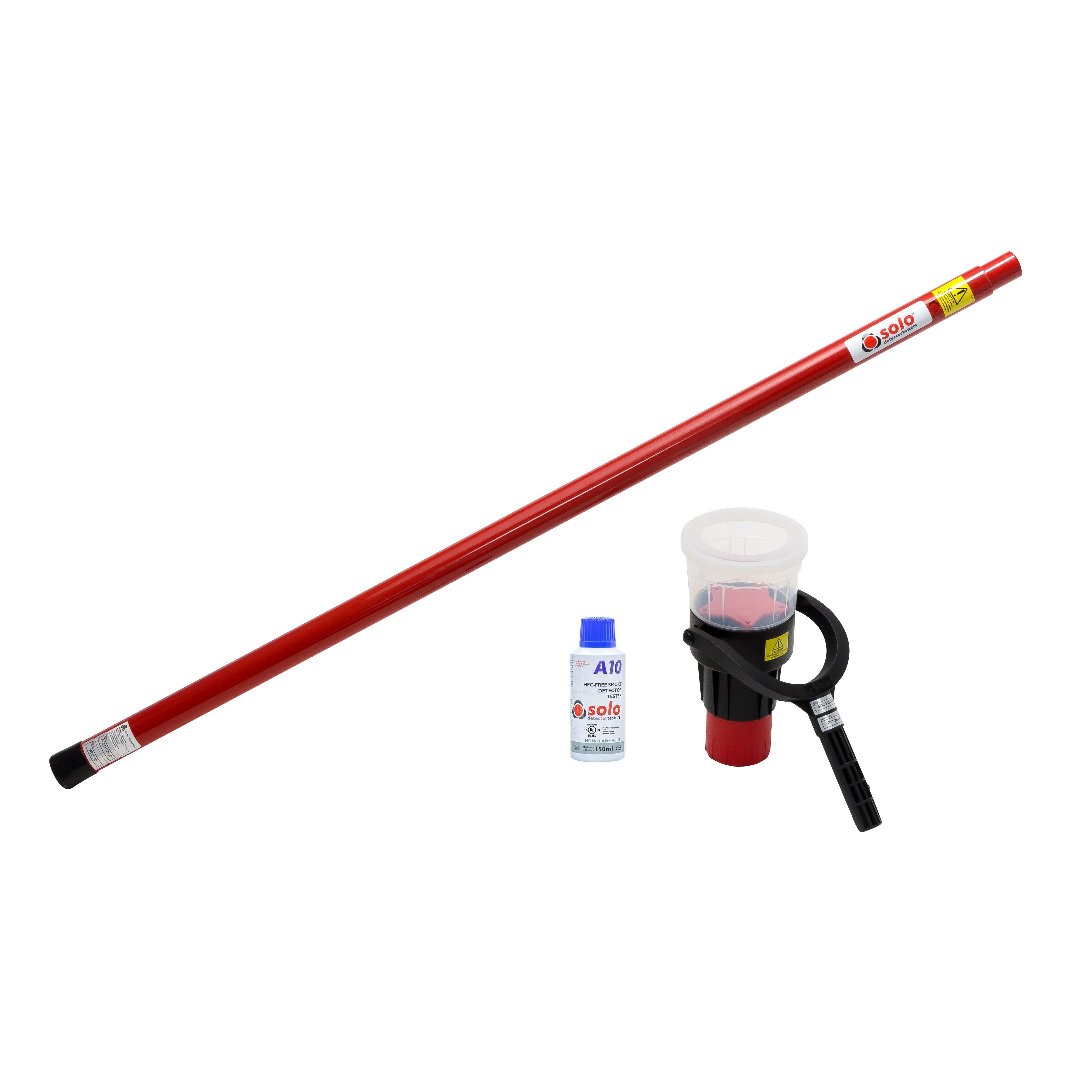 SOLO808 - Kit de départ pour le test de détecteurs de fumée à 4m - Smoke Detector Testing Starter Pack 4m